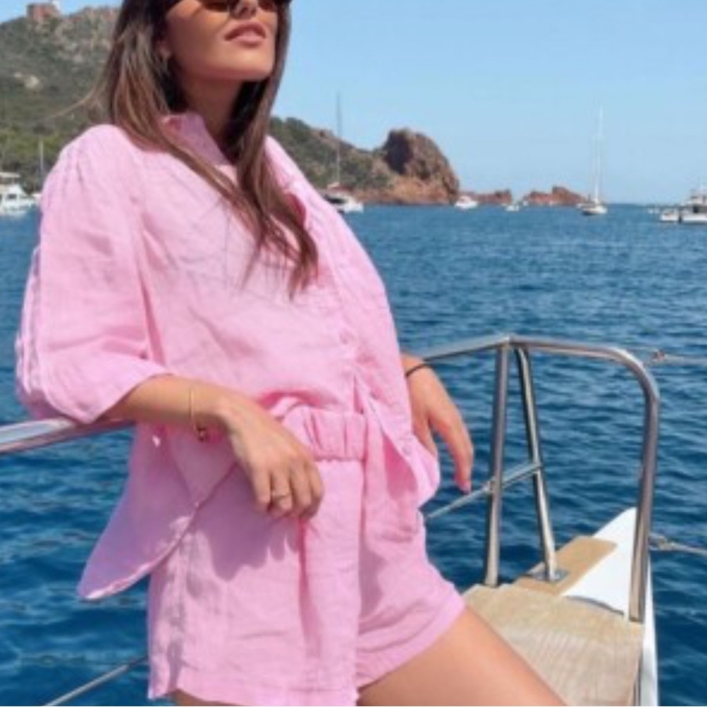 Pink Women's Swim Cover-Up Set